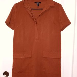 Burnt orange dress